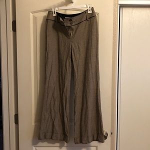 WHBM Brown Cream Tan Sand Pants